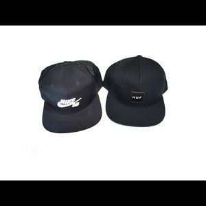Nike cap and huf cap